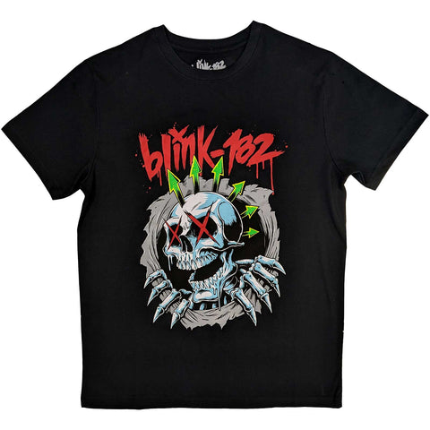 Blink 182 Six Arrow Skull Official T-Shirt
