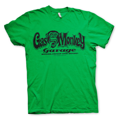 Gas Monkey Garage Logo Official Green T-Shirt