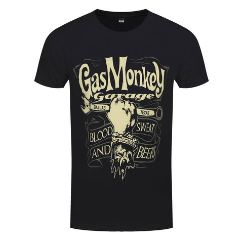 Gas Monkey Garage Wrench Label Official T-Shirt