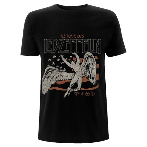 Led Zeppelin US 1975 Tour Official T-Shirt