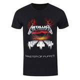 Metallica Master Of Puppets Euro Tour 86 Official T-Shirt