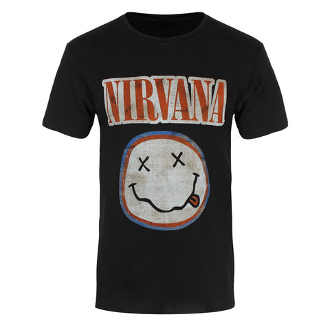 Nirvana Distressed Logo Official T-Shirt