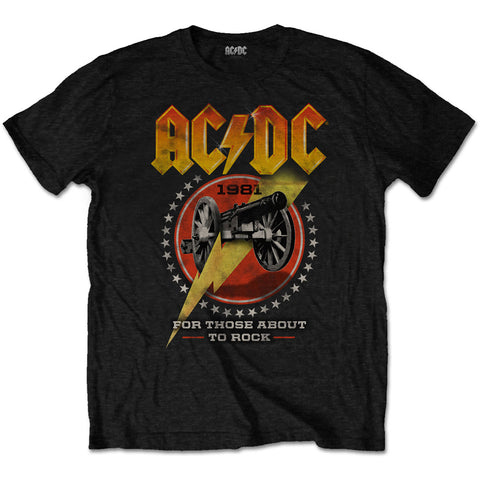 AC/DC About To Rock 1981 Official T-Shirt