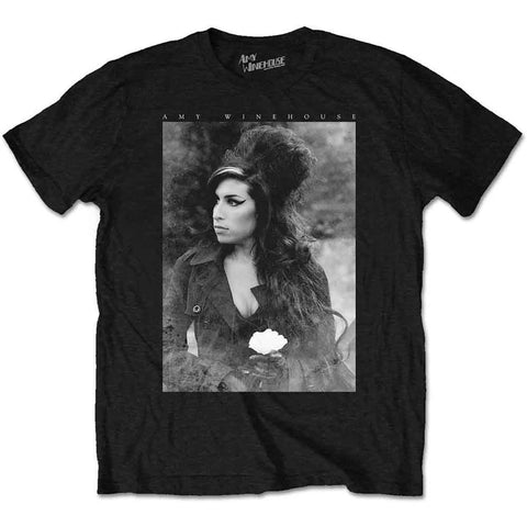Amy Winehouse Flower Portrait Official T-Shirt