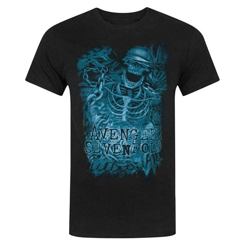 Avenged Sevenfold Chained Skeleton Official T-Shirt
