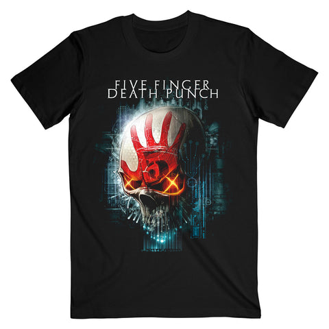 Five Finger Death Punch Interface Skull Official T-Shirt