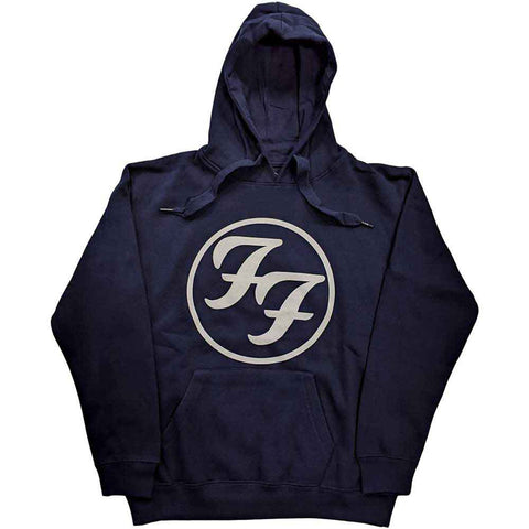 Foo Fighters FF Logo Official Navy Hooded Sweatshirt