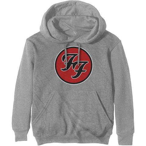 Foo Fighters Logo Official Grey Hooded Sweatshirt