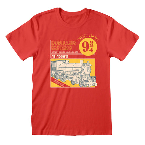 Hogwarts Express Manual Cover Official Harry Potter T-Shirt