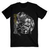 Iron Maiden Future Past Tour 23 Greyscale Official T-Shirt
