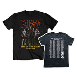 Kiss End Of The Road Tour Official T-Shirt