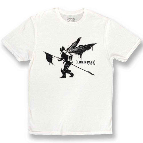 Linkin Park Street Soldier Official White T-Shirt