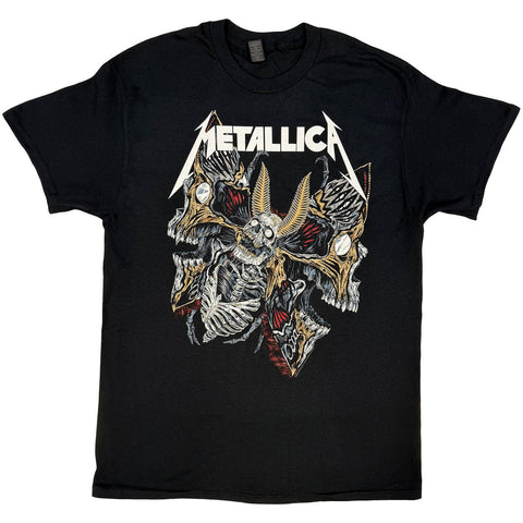 Metallica Skull Moth Official T-Shirt