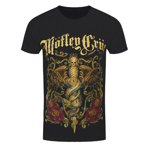 Motley Crue Exquisite Dagger Official T-Shirt