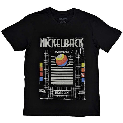 Nickelback Those Days VHS Official T-Shirt