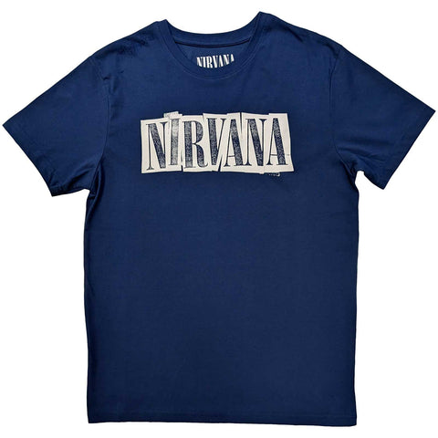 Nirvana Boxed Logo Official T-Shirt