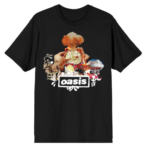 Oasis Atomic Collage Official T-Shirt