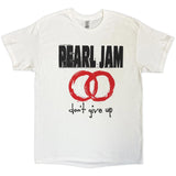 Pearl Jam Don't Give Up Official White T-Shirt