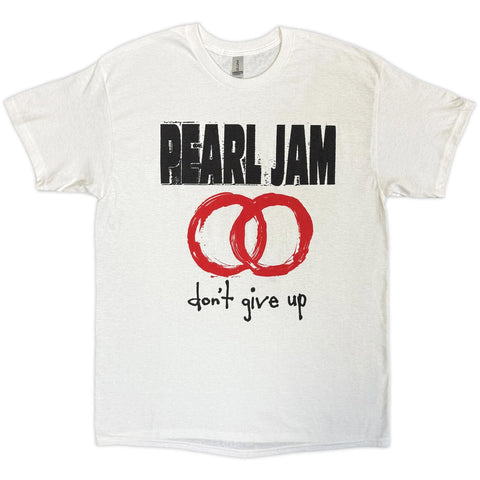 Pearl Jam Don't Give Up Official White T-Shirt