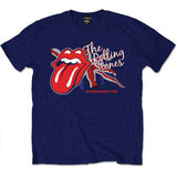 Rolling Stones Lick The Flag Official Blue T-Shirt