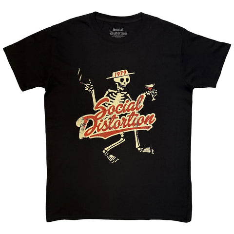 Social Distortion Vintage 1979 Official Black T-Shirt