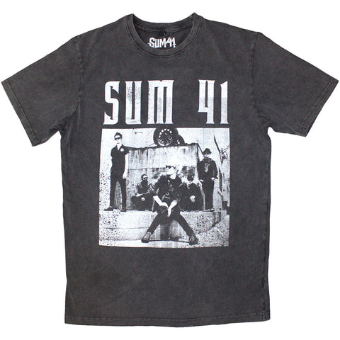 Sum 41 Box Photo Official Stone Wash T-Shirt