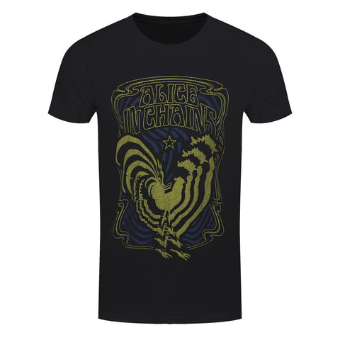 Alice In Chains Psychedelic Rooster Official T-Shirt