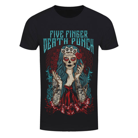 Five Finger Death Punch Lady Muerta Official T-Shirt