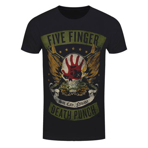 Five Finger Death Punch Locked Loaded Official T-Shirt