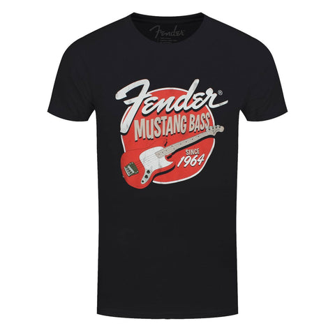Fender Mustang Bass Guitar Rock Official T-Shirt