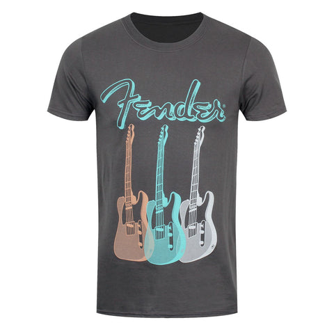 Fender Three Guitars Rock Official T-Shirt