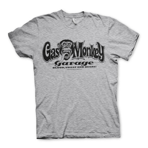 Gas Monkey Garage Logo Official Grey T-Shirt