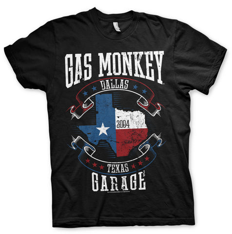 Gas Monkey Garage Texas Flag Official T-Shirt