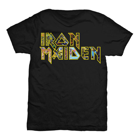 Iron Maiden Eddie Logo Official T-Shirt