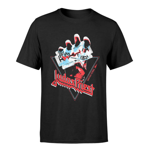 Judas Priest British Steel Hand Official T-Shirt