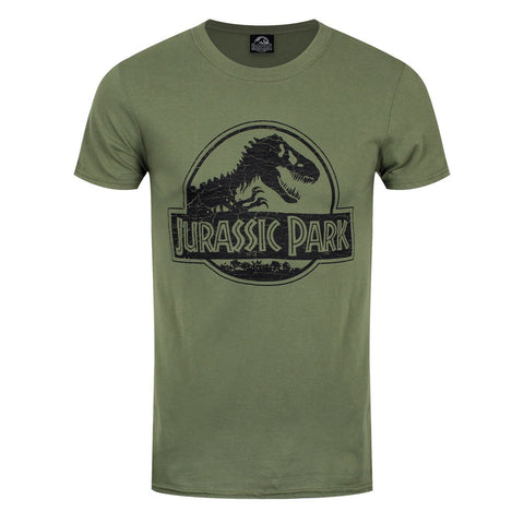 Jurassic Park Logo Official Green T-Shirt