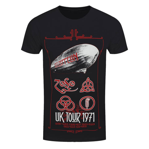 Led Zeppelin UK Tour 1971 Official T-Shirt