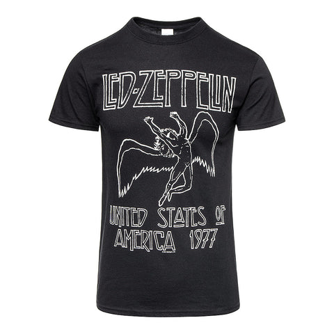 Led Zeppelin USA 1977 Official T-Shirt