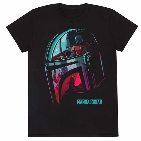 Star Wars The Mandalorian Helmet Reflection Official T-Shirt