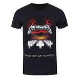 Metallica Master Of Puppets Euro Tour 86 Official T-Shirt