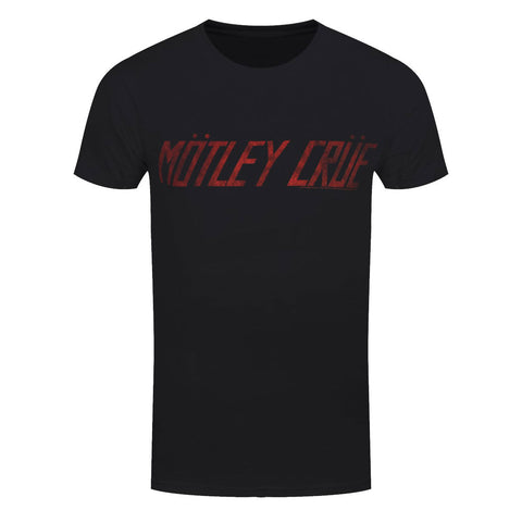Motley Crue Distressed Logo Official T-Shirt