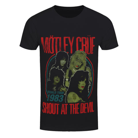 Motley Crue Shout At The Devil 1983 Tour Official T-Shirt