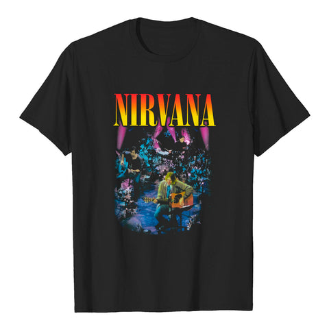 Nirvana Unplugged Photo Official T-Shirt