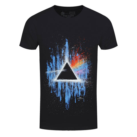 Pink Floyd Darkside Of The Moon Blue Splatter Official T-Shirt