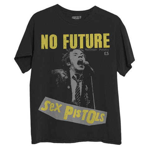 Sex Pistols No Future Official Black T-Shirt
